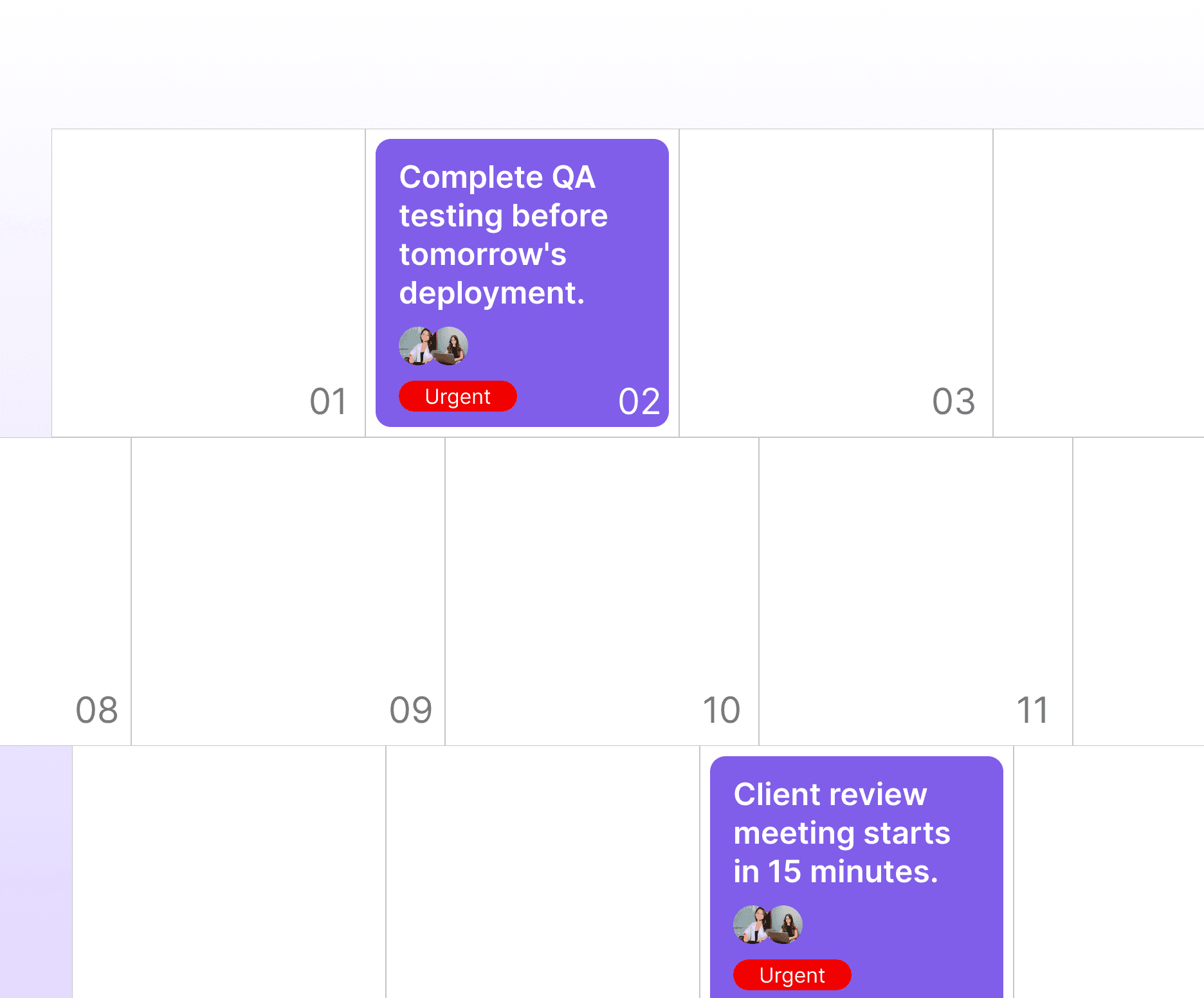 Calendar & Reminders